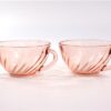 Vintage roze glaasjes