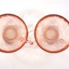 Vintage roze glaasjes