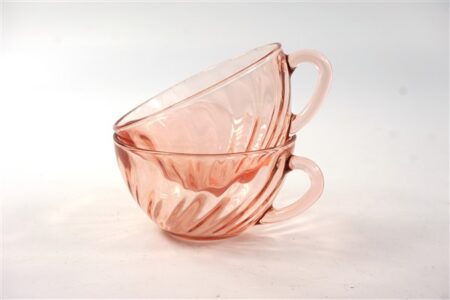 Vintage roze glaasjes