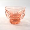Vintage glazen schaaltjes roze