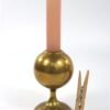 Vintage messing kandelaar - bol