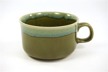 Vintage soepkan groen Japan