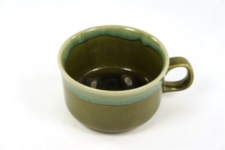 Vintage soepkan groen Japan