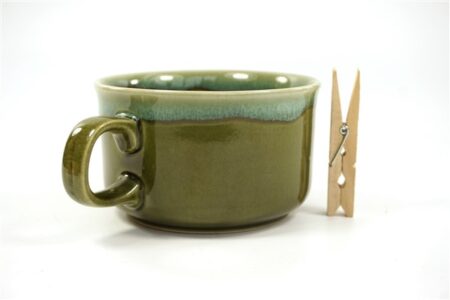 Vintage soepkan groen Japan