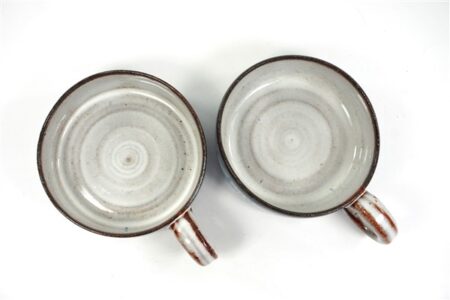 2 vintage schaaltjes laag model