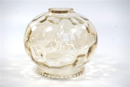 Vintage lampenkap glas getint helder