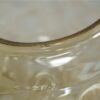 Vintage glazen lampenkap bubbels getint