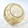 Vintage glazen lampenkap bubbels getint