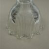Vintage lampenkap Holophane glas helder