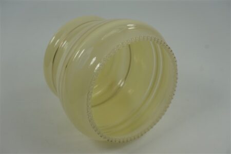 Vintage glazen lampenkap geel goud