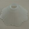 Vintage glazen lampenkap bloem mat glas