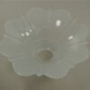 Vintage glazen lampenkap bloem mat glas