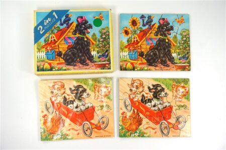 2 Vintage puzzeltjes
