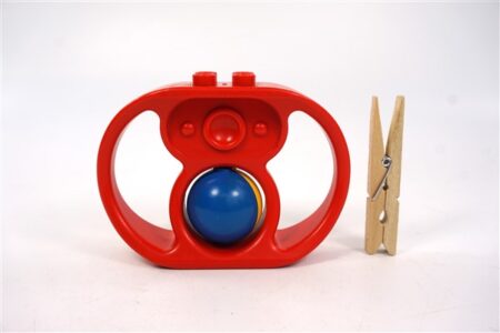 Vintage rammelaar eend Duplo