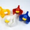 Plastic badeendjes - stapel eendjes