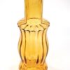 Vintage glazen lampenkap amber
