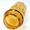 Vintage glazen lampenkap amber