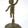 Vintage messing-koperen kandelaar engel - 3 arm