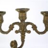 Vintage messing-koperen kandelaar engel - 3 arm