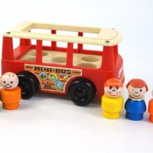 Vintage minibus Fisher Price