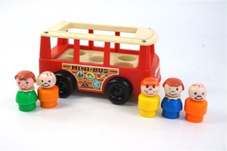 Vintage minibus Fisher Price