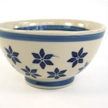 Kommetje blauw-crème