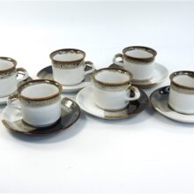 6x Hitkari kop en schotel