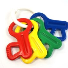 Vintage rammelaar sleutels Ambi Toys