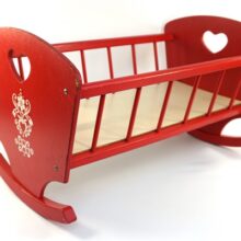 Cintage poppenbed - poppenwieg