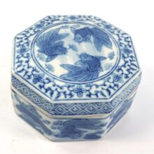 Vintage porseleinen bakje karpers China