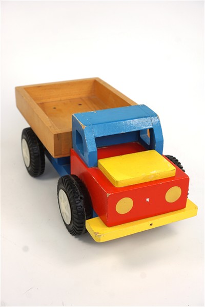 Vintage houten vrachtauto