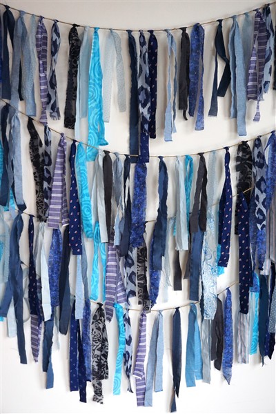 Slinger blauw