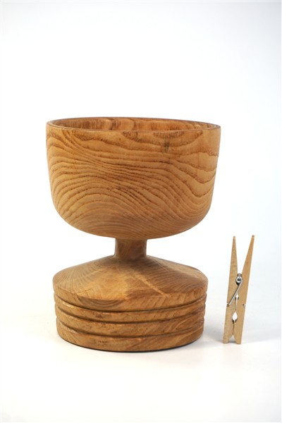 Houten kandelaar