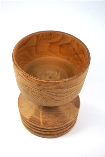 Houten kandelaar