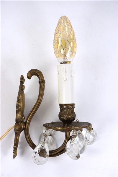 Vintage wandlampje - kaarslampje
