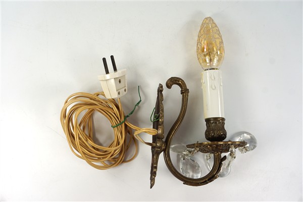Vintage wandlampje - kaarslampje