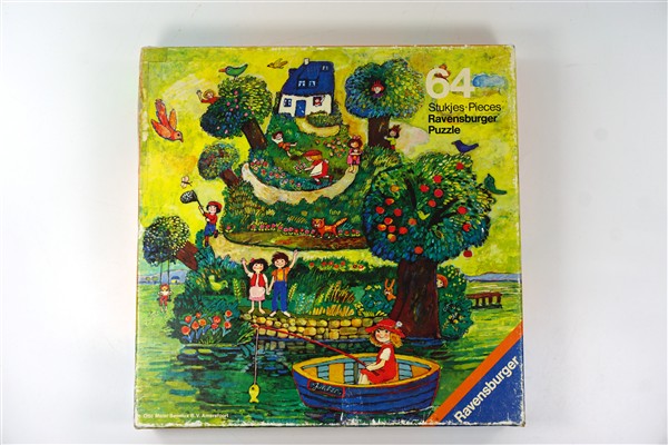 Vintage legpuzzel - vakantie eiland