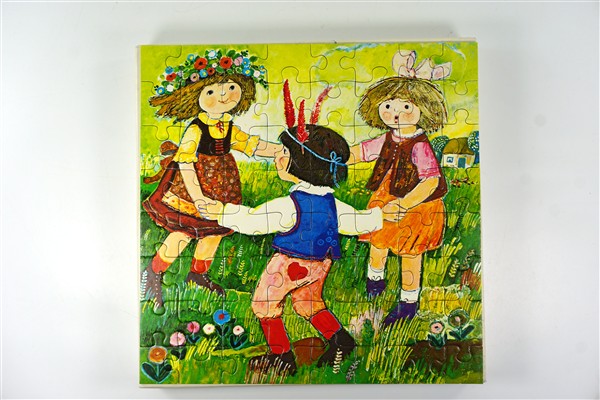 Vintage legpuzzel - kinderliedjes