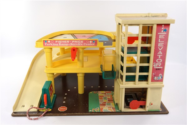 Vintage parkeergarage Fisher Price