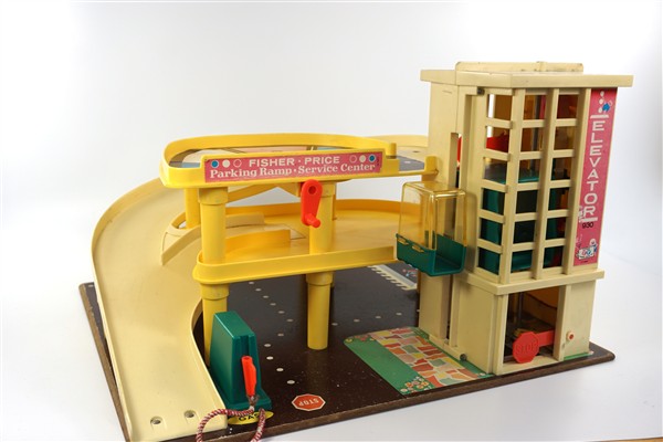 Vintage parkeergarage Fisher Price