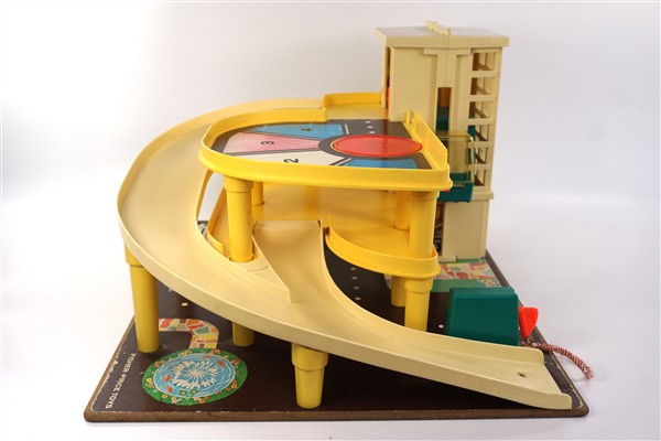Vintage parkeergarage Fisher Price