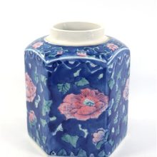 Vintage Chinese vaas bloemen