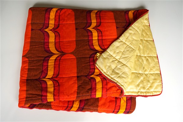 Vintage slaapzak oranje