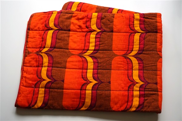 Vintage slaapzak oranje