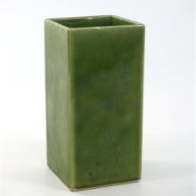 Rechthoekig vaasje groen