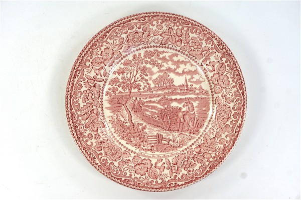 3 borden roze-wit England