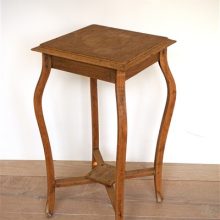 Vintage houten plantentafel - bijzettafel