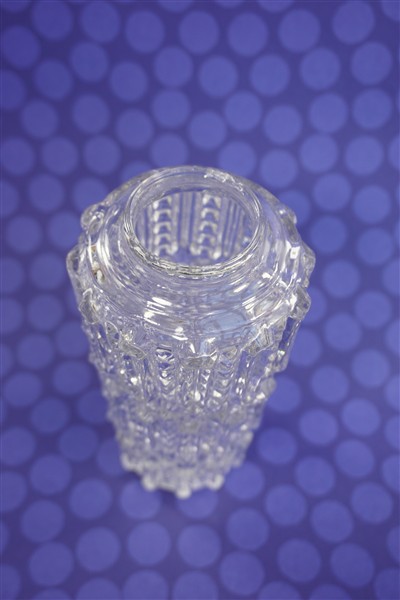Vintage lampenkapje helder glas
