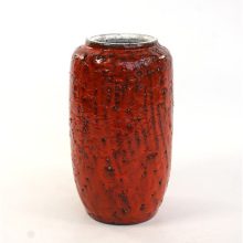 Vintage vaasje oraje-rood robuust
