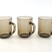 Vintage bekers-glazen rookglas